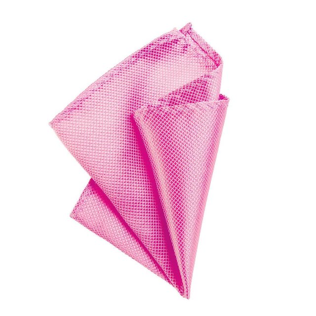 DonDon Herren Einstecktuch 21 x 21 cm für feierliche Anlässe pink