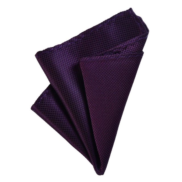 DonDon Herren Einstecktuch 21 x 21 cm für feierliche Anlässe violett